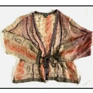 J. Jill Boho Wrap Top